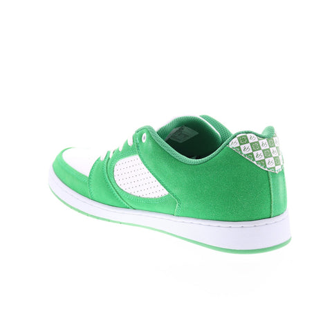 ES Accel Slim 5101000144311 Mens Green Suede Skate Inspired Sneakers Shoes