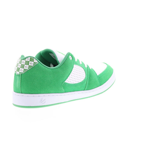 ES Accel Slim 5101000144311 Mens Green Suede Skate Inspired Sneakers Shoes