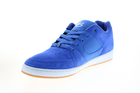 ES Accel Slim 5101000144430 Mens Purple Suede Skate Inspired Sneakers Shoes