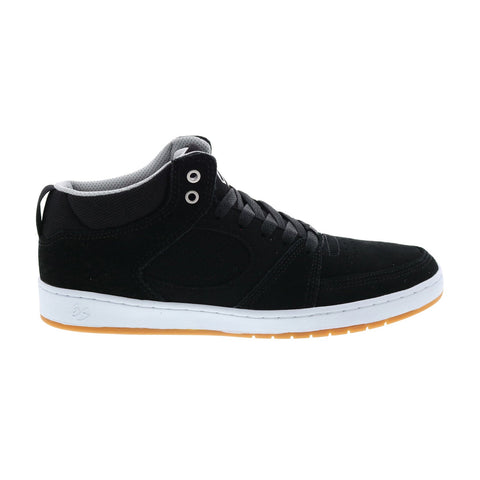 ES Accel Slim Mid 5101000147983 Mens Black Suede Skate Inspired Sneakers Shoes