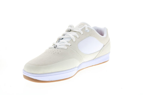 ES Swift 1.5 5101000158105 Mens White Suede Skate Inspired Sneakers Shoes