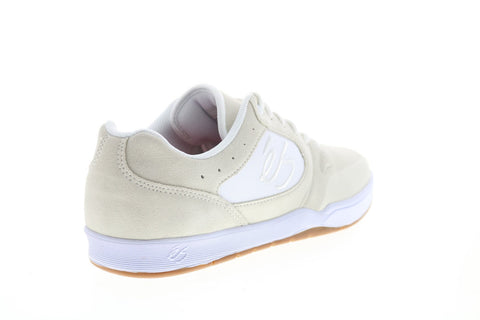 ES Swift 1.5 5101000158105 Mens White Suede Skate Inspired Sneakers Shoes