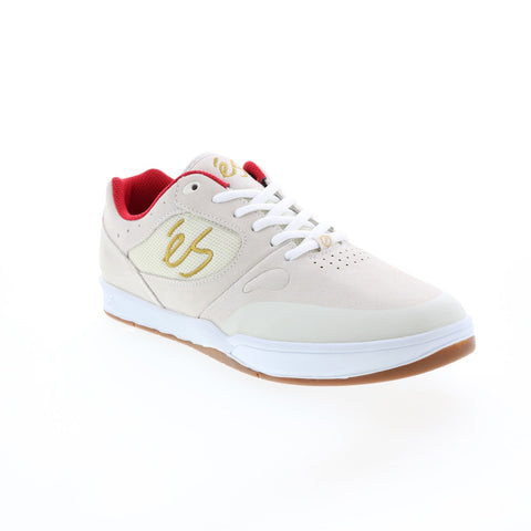 ES Swift 1.5 5101000158173 Mens White Suede Lace Up Skate Sneakers Shoes