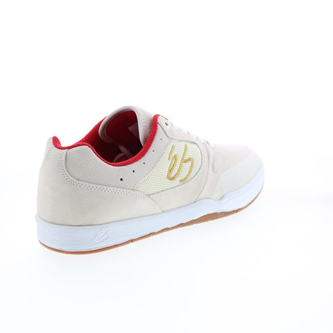 ES Swift 1.5 5101000158173 Mens White Suede Lace Up Skate Sneakers Shoes