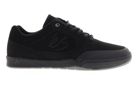 Es Swift 1.5 Mens Black Suede Athletic Lace Up Skate Shoes