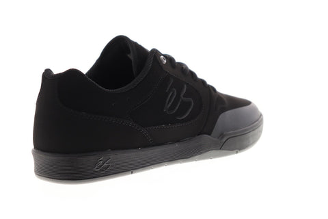 Es Swift 1.5 Mens Black Suede Athletic Lace Up Skate Shoes
