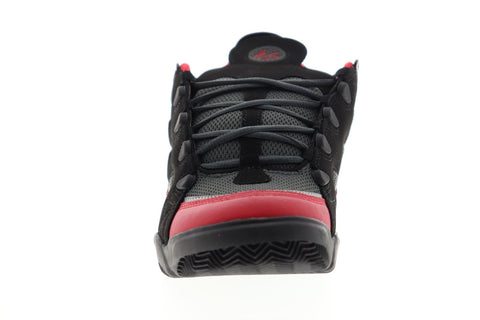 ES Scheme 5101000164595 Mens Black Red Mesh Athletic Lace Up Skate Shoes