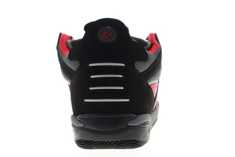 ES Scheme 5101000164595 Mens Black Red Mesh Athletic Lace Up Skate Shoes