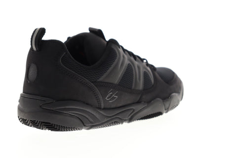 ES Silo 5101000167003 Mens Black Mesh Athletic Lace Up Skate Shoes