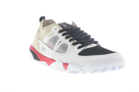 ES Silo 5101000167114 Mens White Leather Skate Inspired Sneakers Shoes