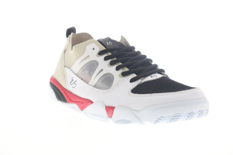 ES Silo 5101000167114 Mens White Leather Skate Inspired Sneakers Shoes