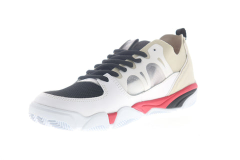 ES Silo 5101000167114 Mens White Leather Skate Inspired Sneakers Shoes