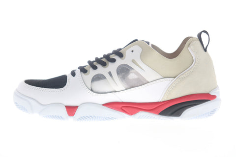 ES Silo 5101000167114 Mens White Leather Skate Inspired Sneakers Shoes