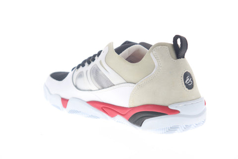 ES Silo 5101000167114 Mens White Leather Skate Inspired Sneakers Shoes