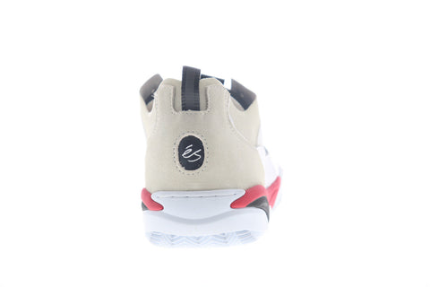 ES Silo 5101000167114 Mens White Leather Skate Inspired Sneakers Shoes