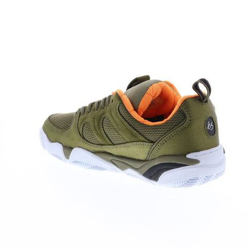 ES Silo 5101000167301 Mens Green Suede Lace Up Skate Inspired Sneakers Shoes