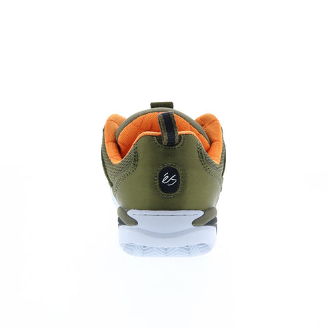 ES Silo 5101000167301 Mens Green Suede Lace Up Skate Inspired Sneakers Shoes