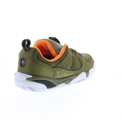 ES Silo 5101000167301 Mens Green Suede Lace Up Skate Inspired Sneakers Shoes