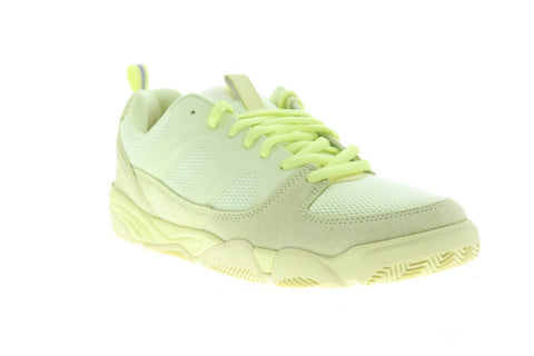 ES Silo 5101000167335 Mens Green Suede Mesh Athletic Lace Up Skate Shoes