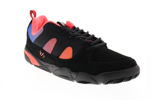 ES Silo 5101000167550 Mens Black Suede Skate Inspired Sneakers Shoes