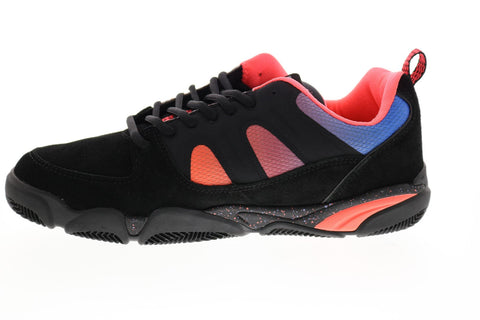 ES Silo 5101000167550 Mens Black Suede Skate Inspired Sneakers Shoes