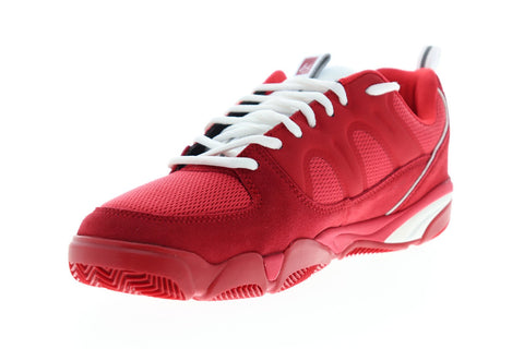 ES Silo 5101000167600 Mens Red Mesh Athletic Lace Up Skate Shoes