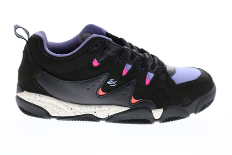 ES Symbol 5101000169010 Mens Black Suede Skate Inspired Sneakers Shoes