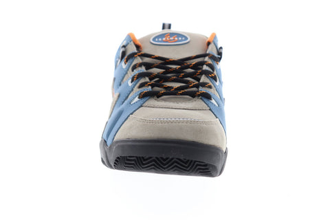 ES Symbol 5101000169265 Mens Gray Blue Suede Lace Up Athletic Skate Shoes