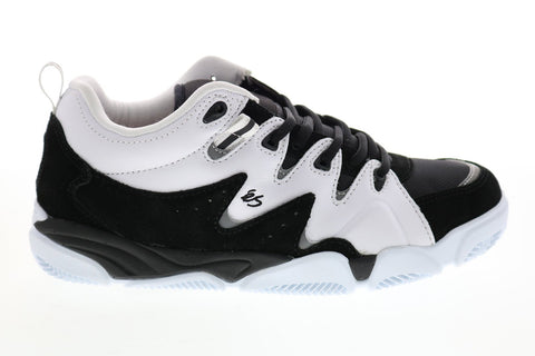 Es Symbol 5101000169992 Mens Black Leather Skate Inspired Sneakers Shoes
