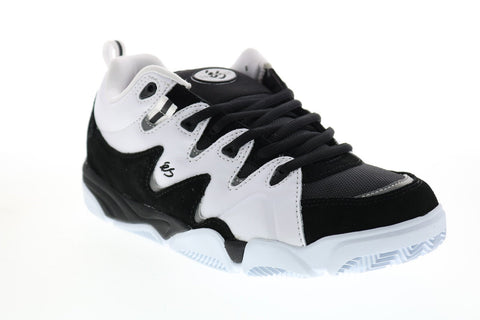 Es Symbol 5101000169992 Mens Black Leather Skate Inspired Sneakers Shoes