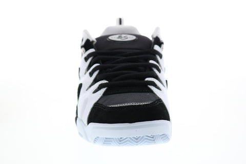 Es Symbol 5101000169992 Mens Black Leather Skate Inspired Sneakers Shoes