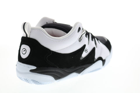 Es Symbol 5101000169992 Mens Black Leather Skate Inspired Sneakers Shoes