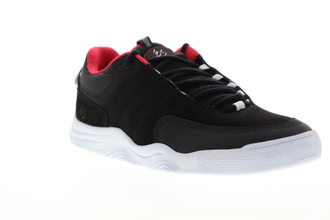 ES Evant 5101000171001 Mens Black Nubuck Athletic Lace Up Skate Shoes