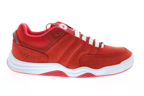 ES Evant 5101000171600 Mens Red Nubuck Skate Inspired Sneakers Shoes