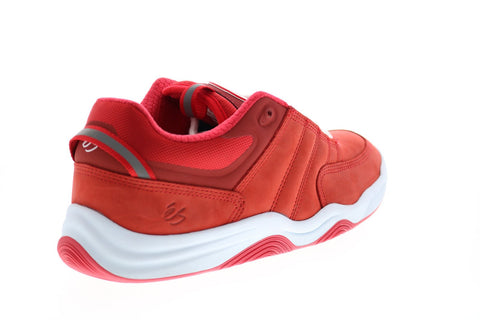 ES Evant 5101000171600 Mens Red Nubuck Skate Inspired Sneakers Shoes