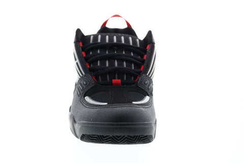 ES Omega 5101000172001 Mens Black Leather Skate Inspired Sneakers Shoes