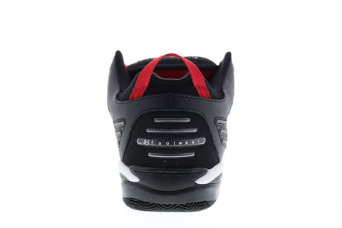 ES Omega 5101000172001 Mens Black Leather Skate Inspired Sneakers Shoes