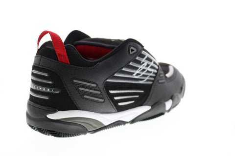 ES Omega 5101000172001 Mens Black Leather Skate Inspired Sneakers Shoes