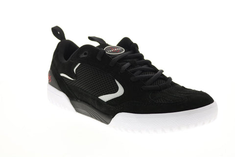ES Quattro 5101000174001 Mens Black Suede Skate Inspired Sneakers Shoes