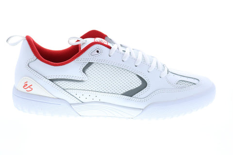 ES Quattro 5101000174100 Mens White Leather Skate Inspired Sneakers Shoes
