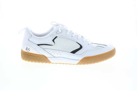 ES Quattaro 5101000174104 Mens White Leather Skate Inspired Sneakers Shoes