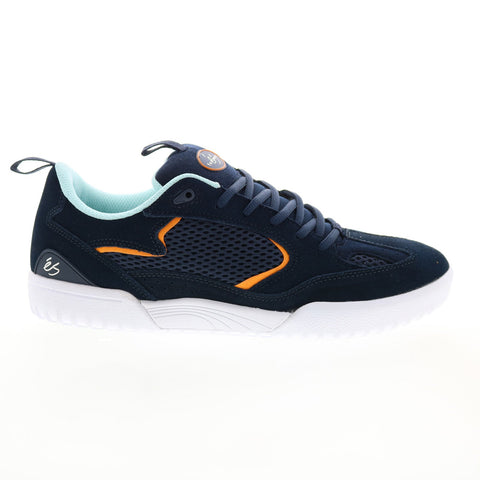 ES Quattro 5101000174474 Mens Blue Suede Skate Inspired Sneakers Shoes