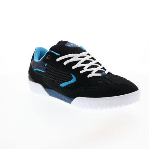 ES Quattro 5101000174587 Mens Black Suede Lace Up Skate Sneakers Shoes