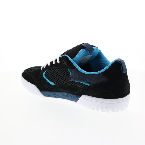 ES Quattro 5101000174587 Mens Black Suede Lace Up Skate Sneakers Shoes