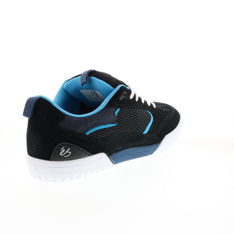 ES Quattro 5101000174587 Mens Black Suede Lace Up Skate Sneakers Shoes