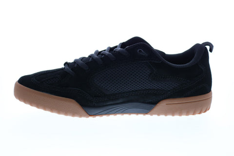ES Quattro 5101000174964 Mens Black Suede Skate Inspired Sneakers Shoes