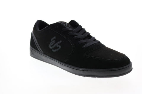 ES EOS 5101000184003 Mens Black Suede Skate Inspired Sneakers Shoes
