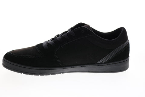 ES EOS 5101000184003 Mens Black Suede Skate Inspired Sneakers Shoes
