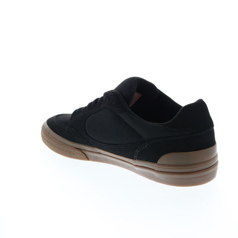 ES Caspian 5101000194964 Mens Black Suede Skate Inspired Sneakers Shoes