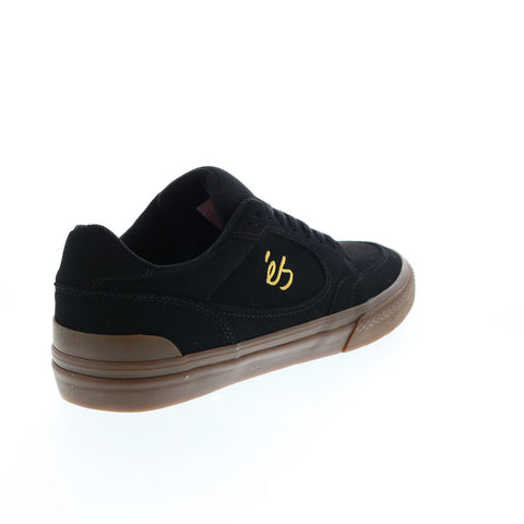ES Caspian 5101000194964 Mens Black Suede Skate Inspired Sneakers Shoes